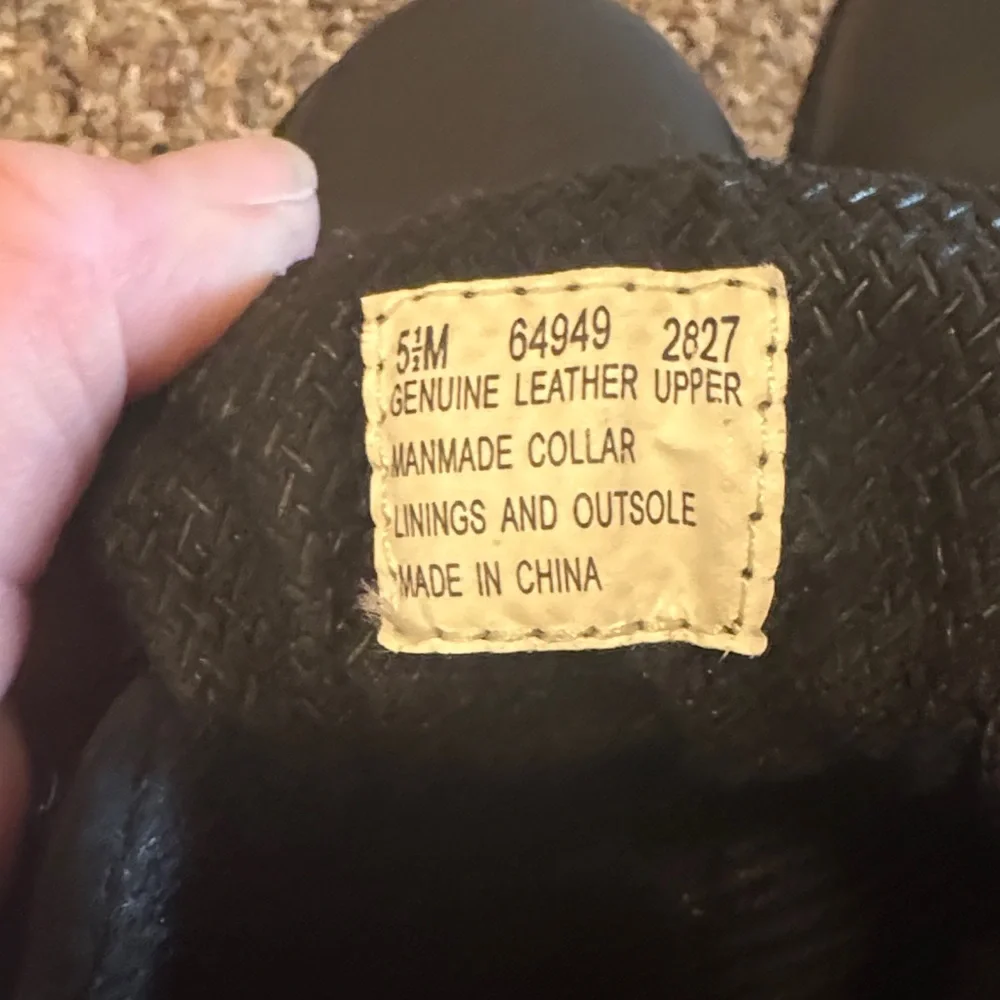 Timberland Men's‎ Black Leather Ankle Boots